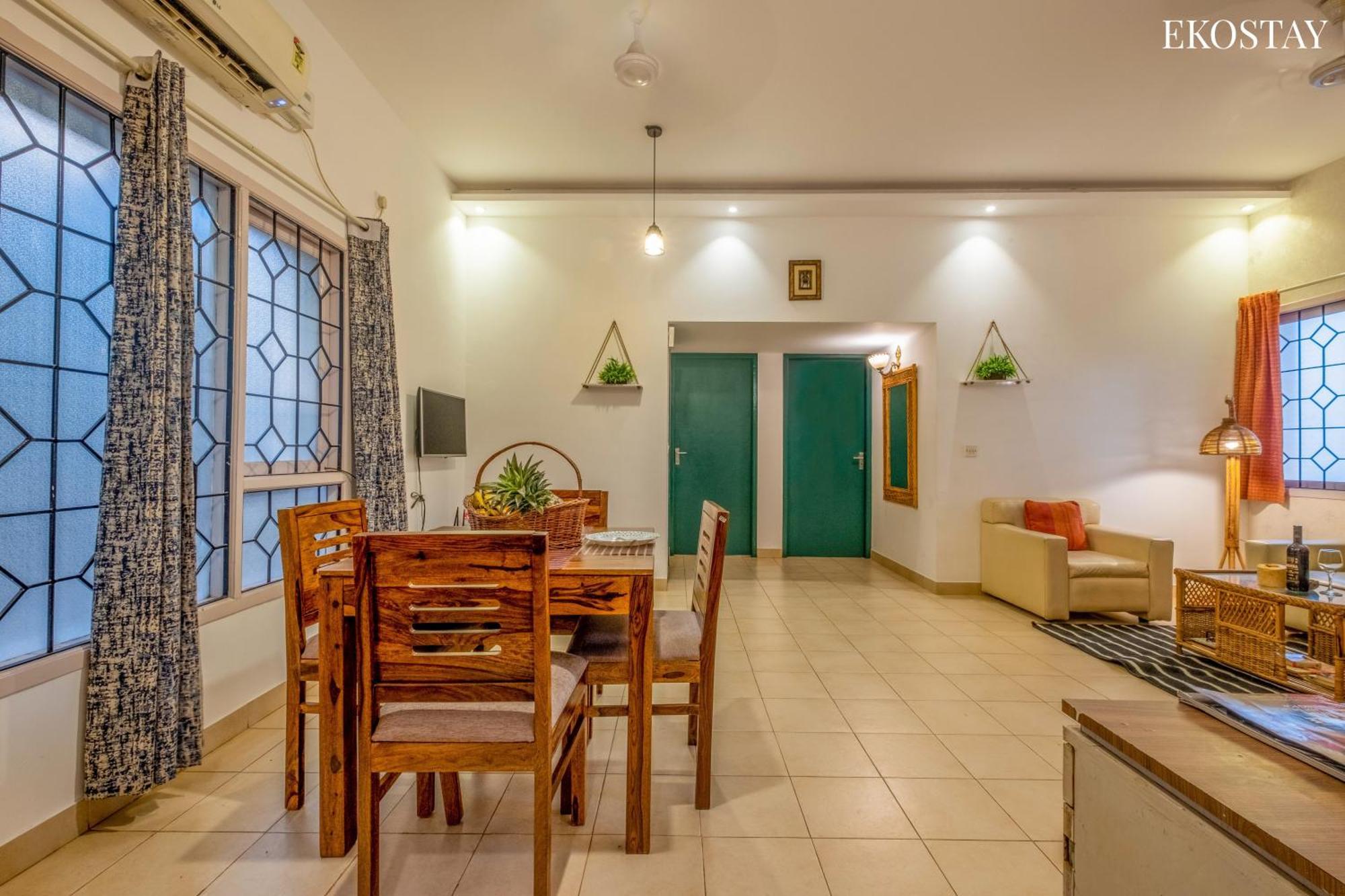 Eko Stay - Green Door Apartment Candolim Esterno foto