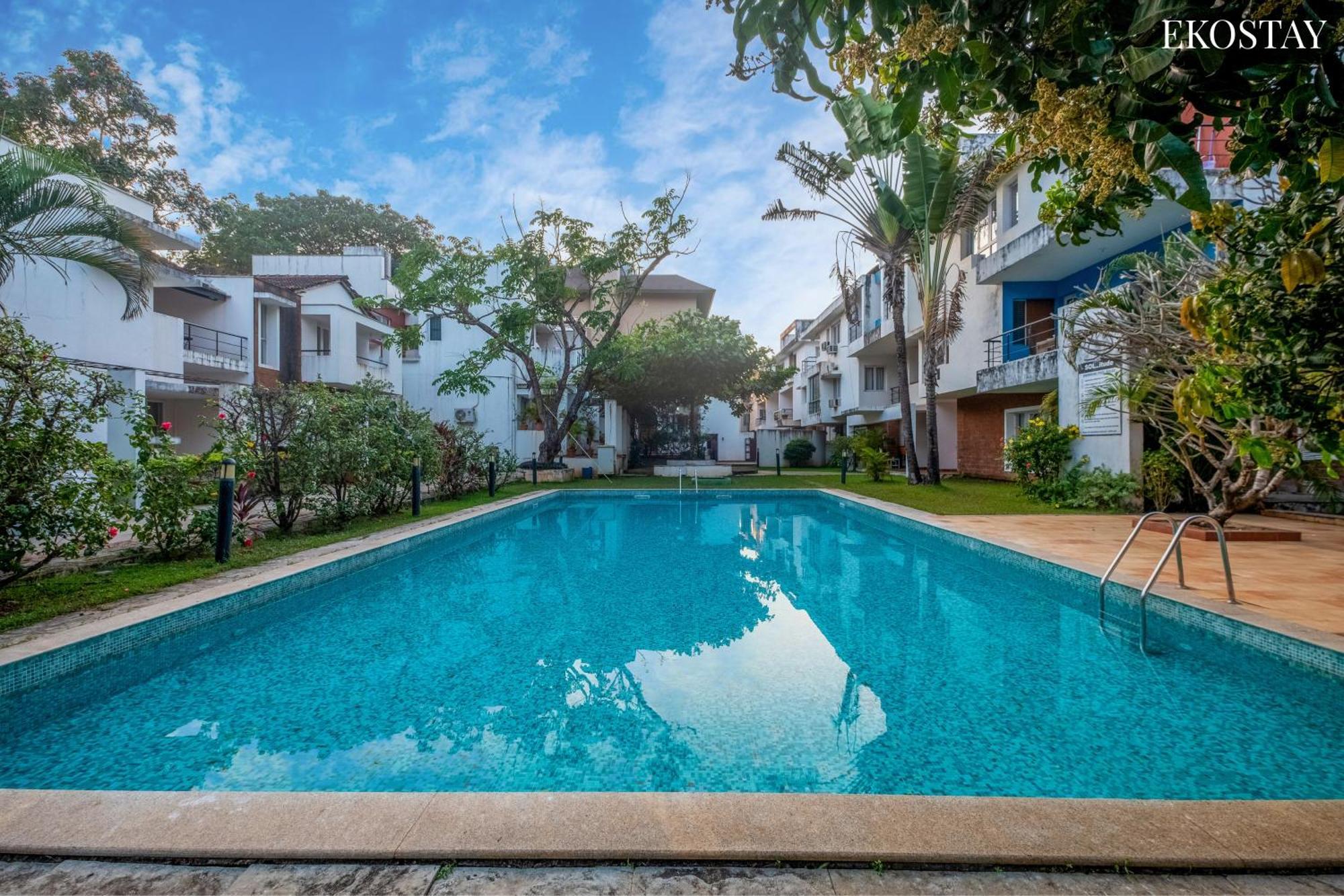 Eko Stay - Green Door Apartment Candolim Esterno foto